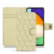 Lederschutzhülle Samsung Galaxy A52 - Beige - Couture ( Nappa - Pantone 7502C ) 