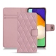 Samsung Galaxy A52 leather case - Rose - Couture ( Nappa - Pantone 2365C ) 
