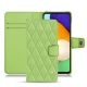 硬质真皮保护套 Samsung Galaxy A52 - Vert olive - Couture ( Nappa - Pantone 578U ) 