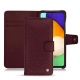 Custodia in pelle Samsung Galaxy A52 - Lie de vin ( Pantone 5115C ) 