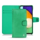 硬质真皮保护套 Samsung Galaxy A52 - Menthe vintage ( Pantone 562C ) 