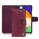 Samsung Galaxy A52 leather case - Prune vintage ( Pantone 512C ) 