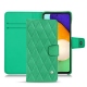 Housse cuir Samsung Galaxy A52 - Menthe vintage - Couture