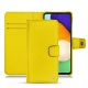 Samsung Galaxy A52 leather case - Jaune fluo