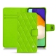 Lederschutzhülle Samsung Galaxy A52 - Vert fluo - Couture