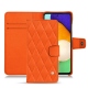 Capa em pele Samsung Galaxy A52 - Orange fluo - Couture