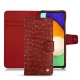 Housse cuir Samsung Galaxy A52 - Autruche ciliegia