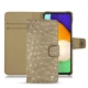 Custodia in pelle Samsung Galaxy A52 - Autruche desert