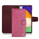 Housse cuir Samsung Galaxy A52 - Serpent ciclamino
