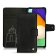 Capa em pele Samsung Galaxy A52 - Negre poudro