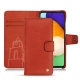 Housse cuir Samsung Galaxy A52 - Arange clouquié