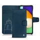 Custodia in pelle Samsung Galaxy A52 - Blu mediterran