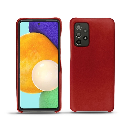 Capas de couro para Samsung Galaxy A52Rouge ( Nappa - Pantone #d50032 ) 