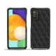 Lederschutzhülle Samsung Galaxy A52 - Noir - Couture ( Nappa - Black ) 