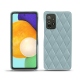 가죽 커버 Samsung Galaxy A52 - Bleu ciel - Couture ( Nappa - Pantone 277C ) 