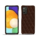 Lederschutzhülle Samsung Galaxy A52 - Châtaigne - Couture ( Pantone 476C ) 