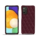 Funda de piel Samsung Galaxy A52 - Lie de vin - Couture ( Pantone 5115C ) 