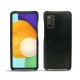 Lederschutzhülle Samsung Galaxy A52 - Dark vintage ( Roughtcut - Black#5256 ) 