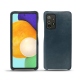 Capa em pele Samsung Galaxy A52 - Jean vintage ( Roughtcut - Pantone 285U  ) 