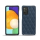 Samsung Galaxy A52 leather cover - Jean vintage - Couture