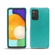 Custodia in pelle Samsung Galaxy A52 - Bleu fluo