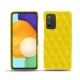 Funda de piel Samsung Galaxy A52 - Jaune fluo - Couture