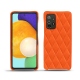 Lederschutzhülle Samsung Galaxy A52 - Orange fluo - Couture