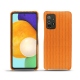 Coque cuir Samsung Galaxy A52 - Abaca arancio