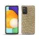 가죽 커버 Samsung Galaxy A52 - Autruche desert