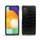 가죽 커버 Samsung Galaxy A52 - Crocodile nero