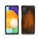 Coque cuir Samsung Galaxy A52 - Marron Patine