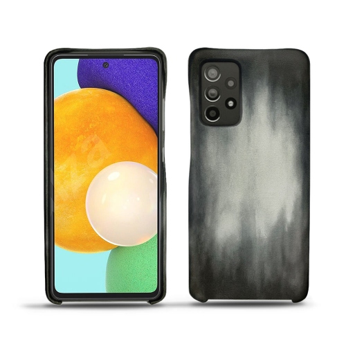 Capas de couro para Samsung Galaxy A52Gris Patine