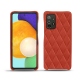 Lederschutzhülle Samsung Galaxy A52 - Arange clouquié - Couture