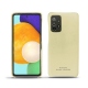 Coque cuir Samsung Galaxy A52 - Beige PU