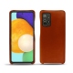 Samsung Galaxy A52 leather cover - Orange Veggie