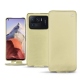 Housse cuir Xiaomi Mi 11 Ultra - Beige ( Nappa - Pantone 7502C ) 