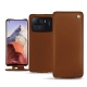 Housse cuir Xiaomi Mi 11 Ultra - Marron ( Nappa - Pantone 1615C ) 