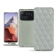 Custodia in pelle Xiaomi Mi 11 Ultra - Gris - Couture ( Nappa - Pantone W428C ) 