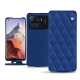 Lederschutzhülle Xiaomi Mi 11 Ultra - Bleu océan - Couture ( Nappa - Pantone 293C ) 