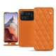 Capa em pele Xiaomi Mi 11 Ultra - Orange - Couture ( Nappa - Pantone 1495U ) 