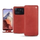 Housse cuir Xiaomi Mi 11 Ultra - Cerise vintage ( Pantone 185C ) 