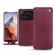 Capa em pele Xiaomi Mi 11 Ultra - Prune vintage ( Pantone 512C ) 