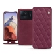 硬质真皮保护套 Xiaomi Mi 11 Ultra - Prune vintage - Couture