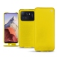 Housse cuir Xiaomi Mi 11 Ultra - Jaune fluo