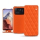 Lederschutzhülle Xiaomi Mi 11 Ultra - Orange fluo - Couture