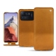 Housse cuir Xiaomi Mi 11 Ultra - Or Maïa ( Pantone 871C ) 