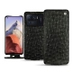 Housse cuir Xiaomi Mi 11 Ultra - Autruche nero