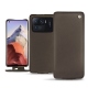 Housse cuir Xiaomi Mi 11 Ultra - Gris Veggie