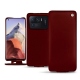 Housse cuir Xiaomi Mi 11 Ultra - Rouge Veggie