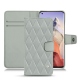 Capa em pele Xiaomi Mi 11 Ultra - Gris - Couture ( Nappa - Pantone W428C ) 